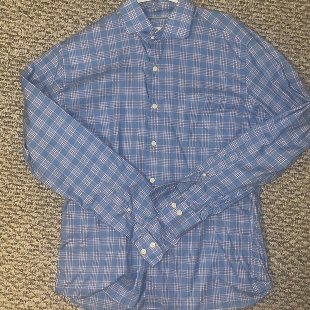 Peter Millar x Untuckit Dress shirt w/ Collar Size M